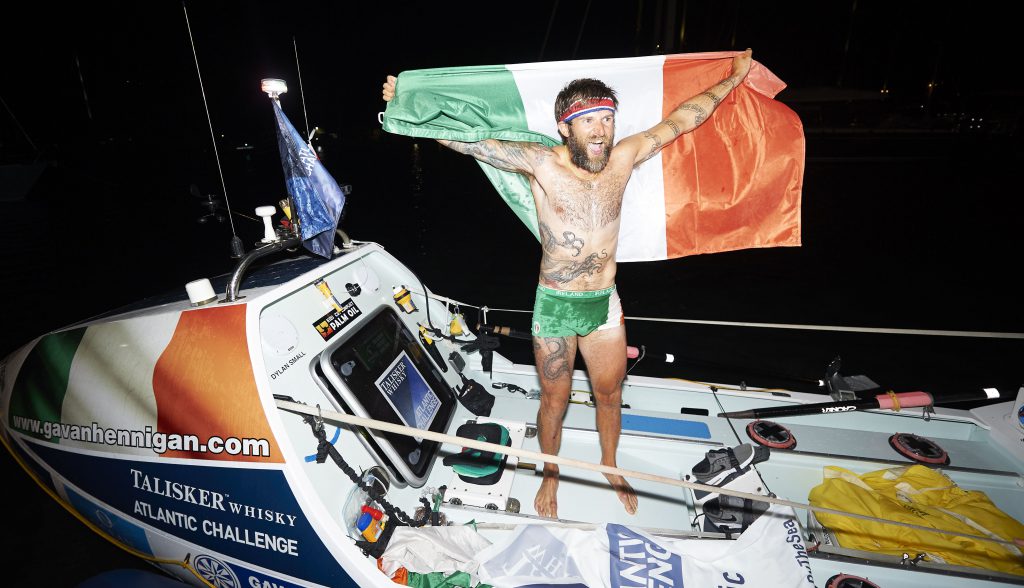 Gavin Hennigan conquers the Atlantic