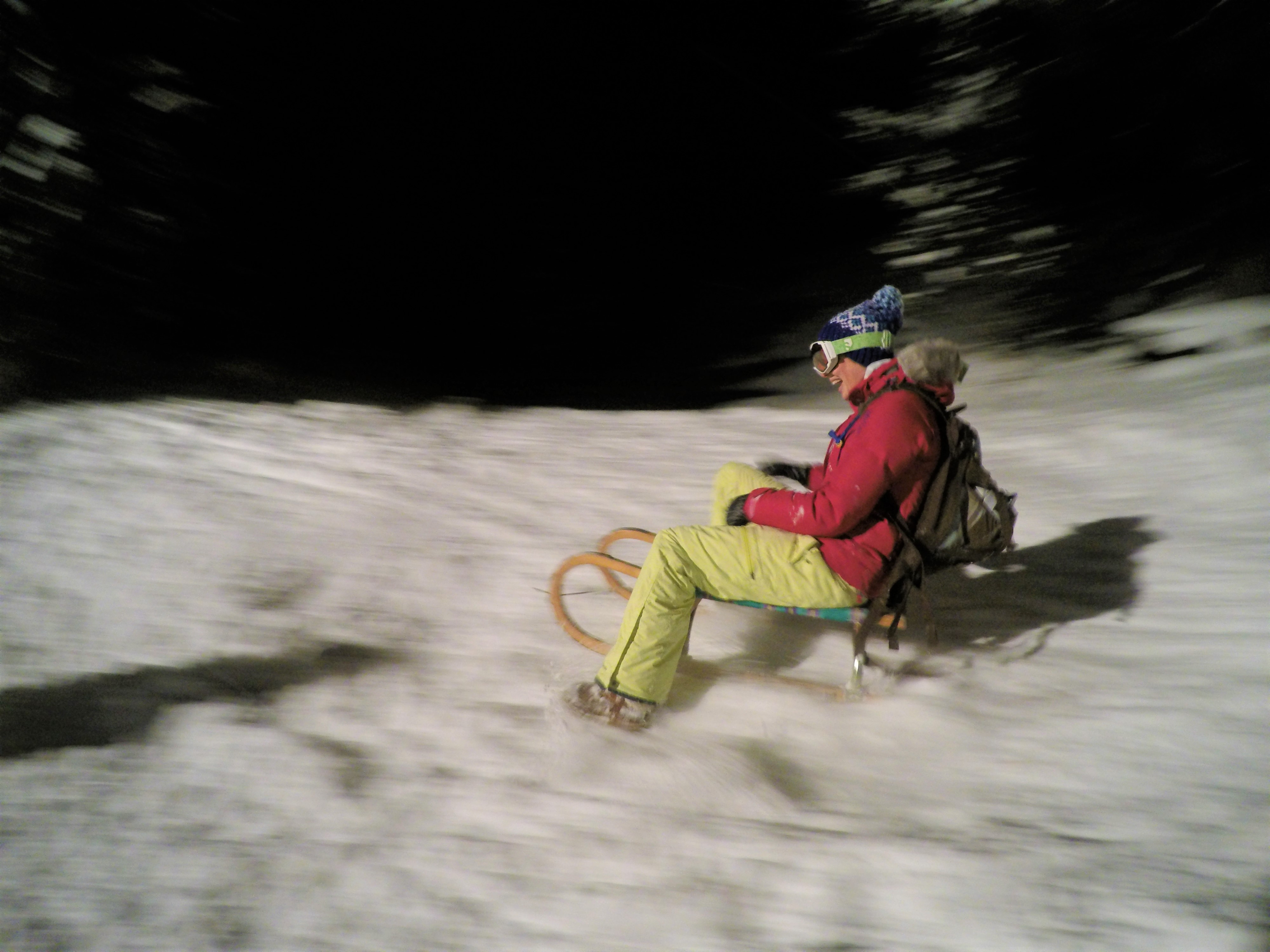 Apres Ski St Anton Night Toboganning 
