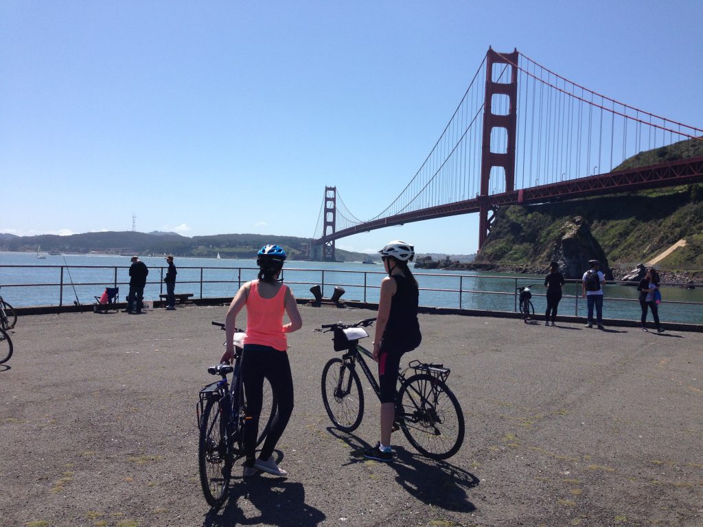 san francisco adventurous activities cycling golden gate bridge 