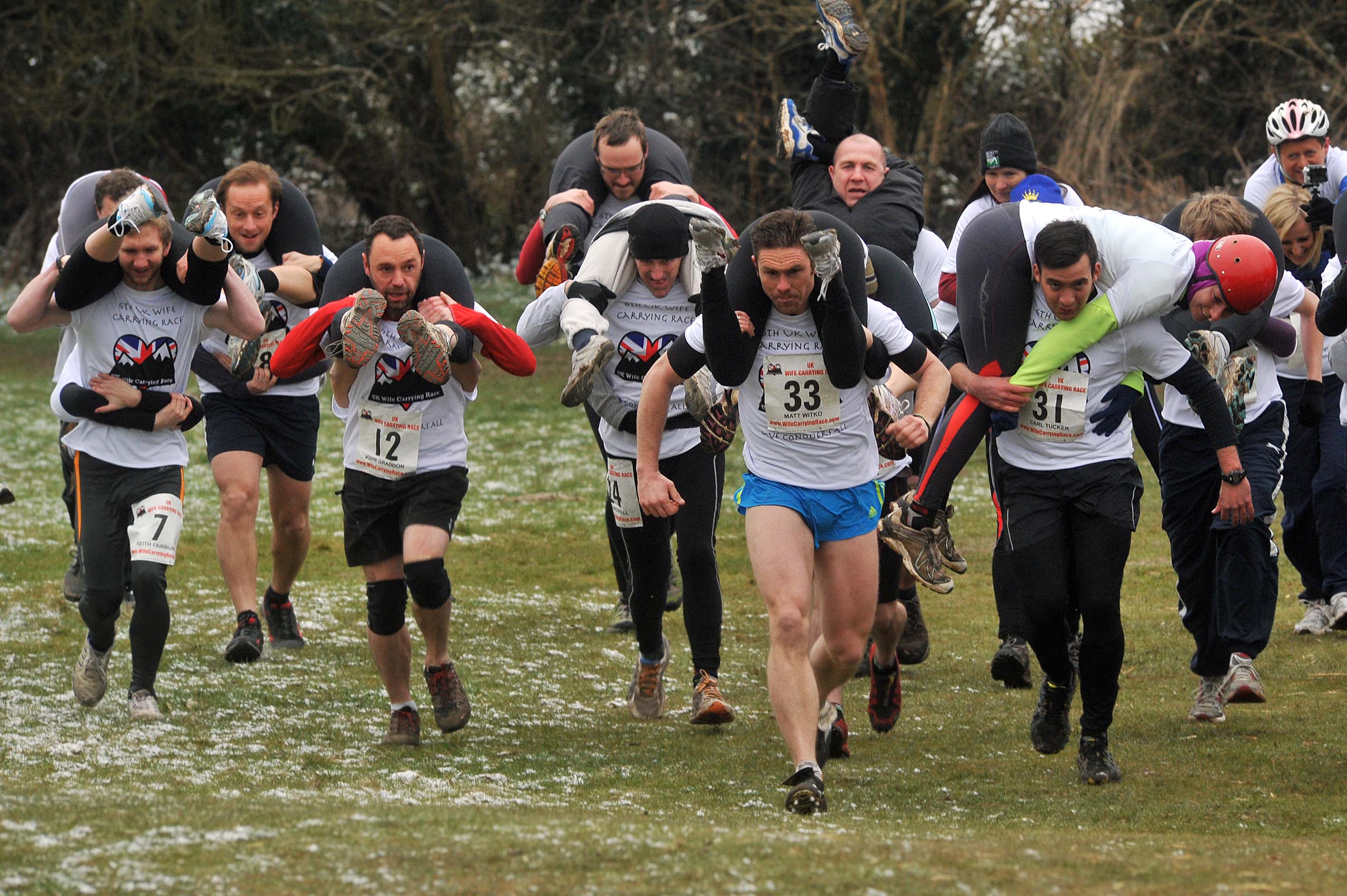 World's quirkiest events wife carrying championships