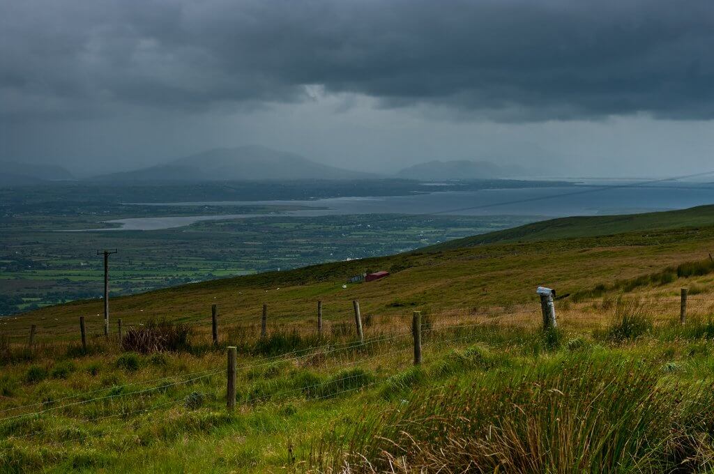 View from Slieve Mish Mountains