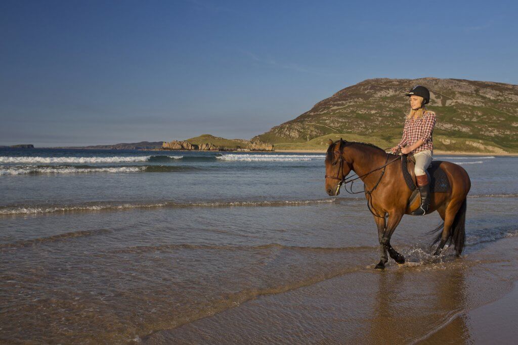 Horseriding at Tullagh Bay