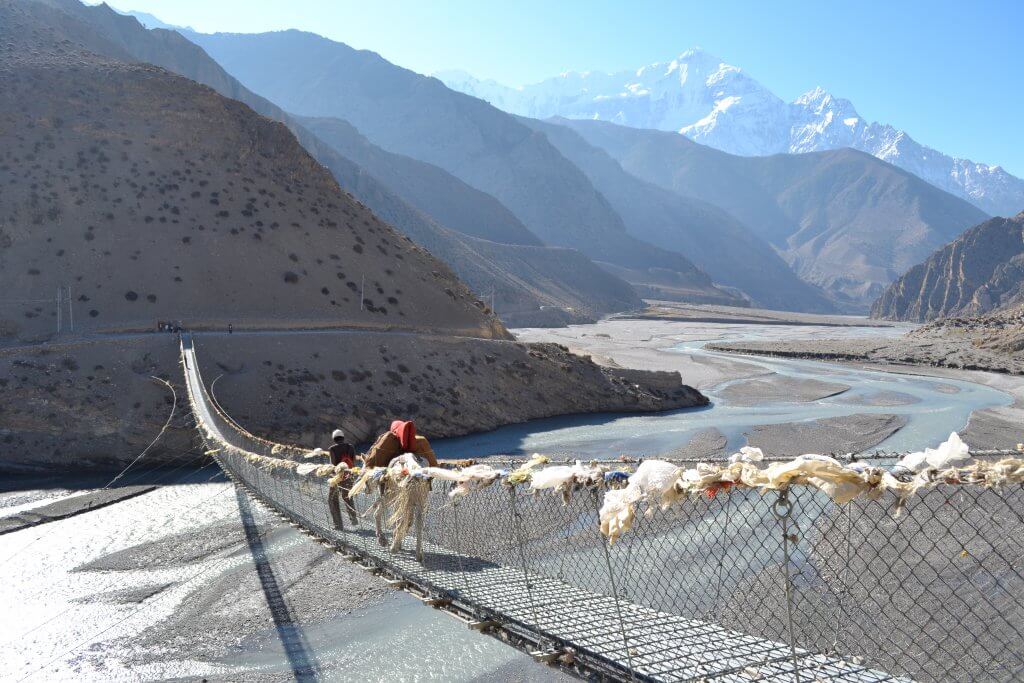 Suspension bridge Nepal
