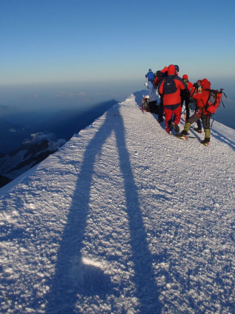 Mt Blanc summit climb. 