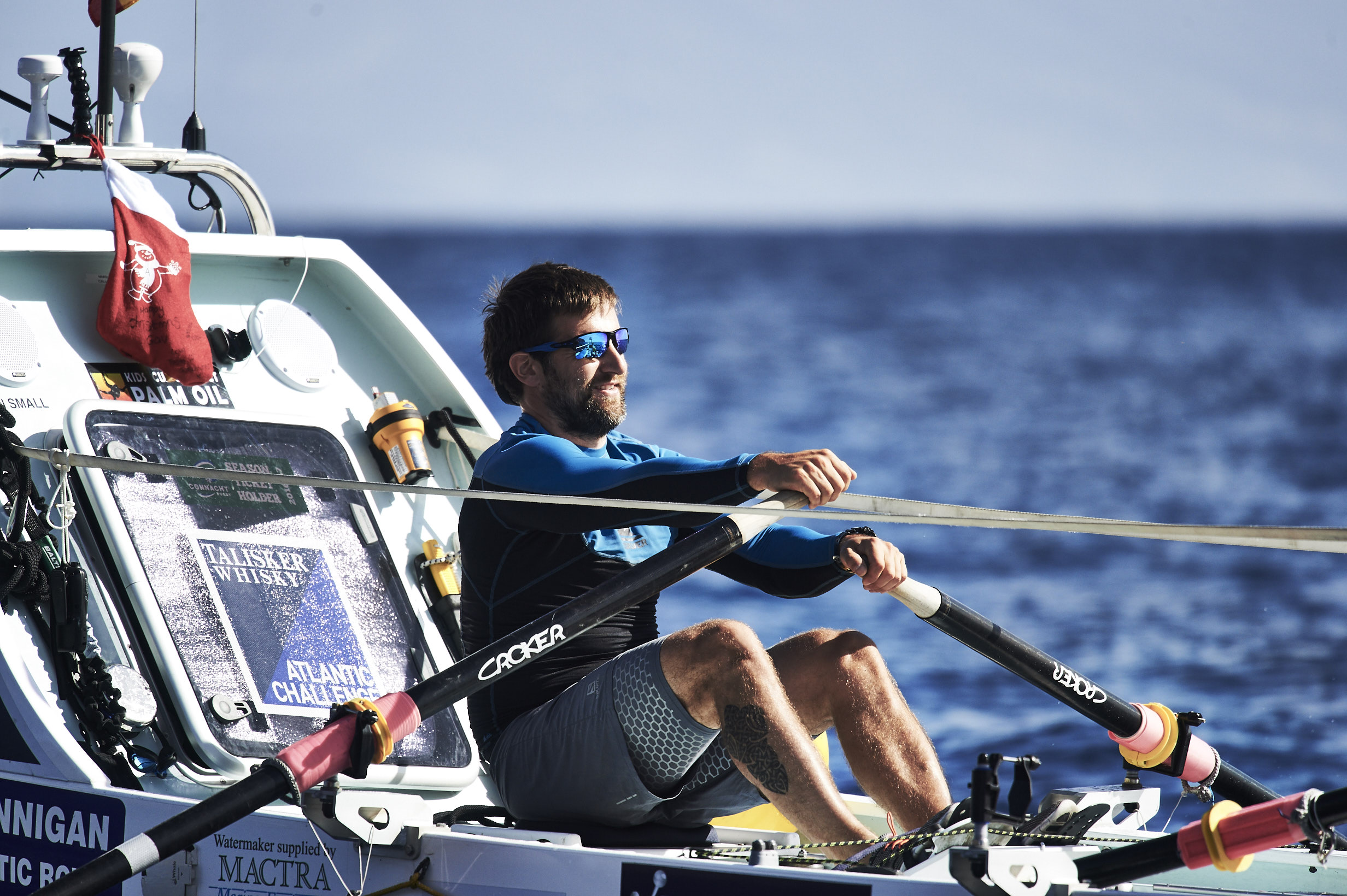 Gavan Hennigan rowing the Atlantic 
