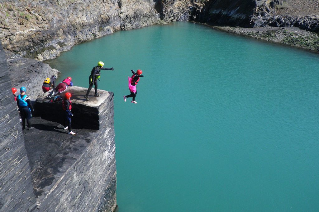 Activities wales coasteering gower peninsula wales