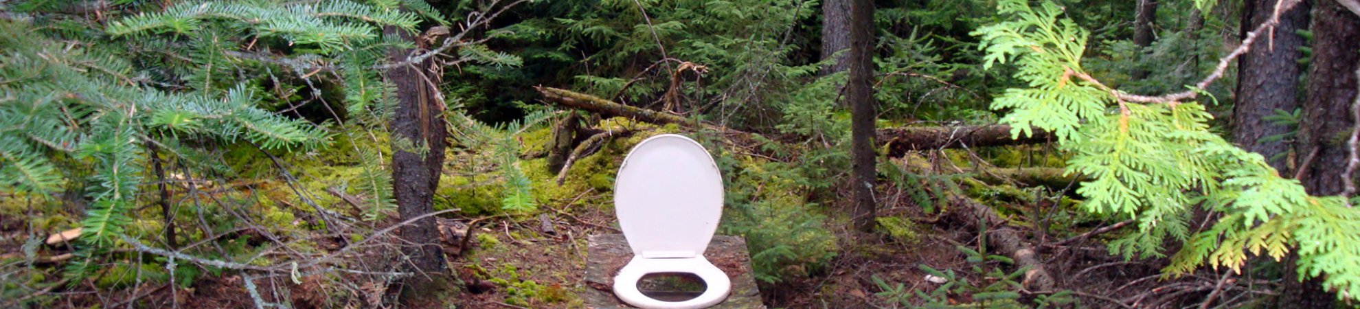 Camping outdoor toilet