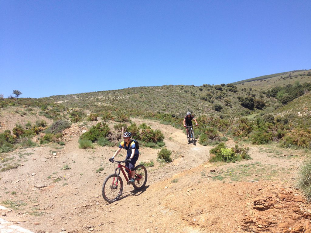 Mountain biking in Sierra Nevada