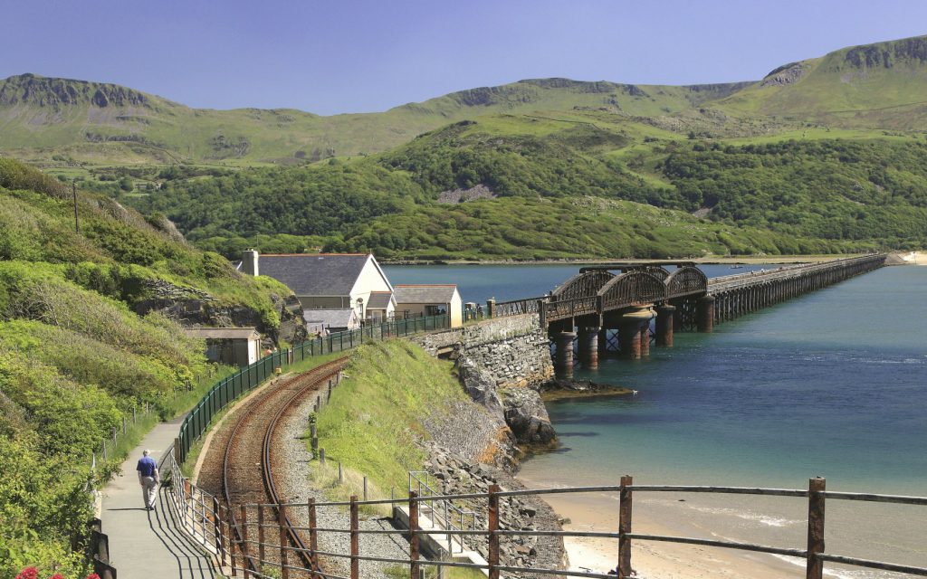 Mountain biking in North Wales Mawddach Wales