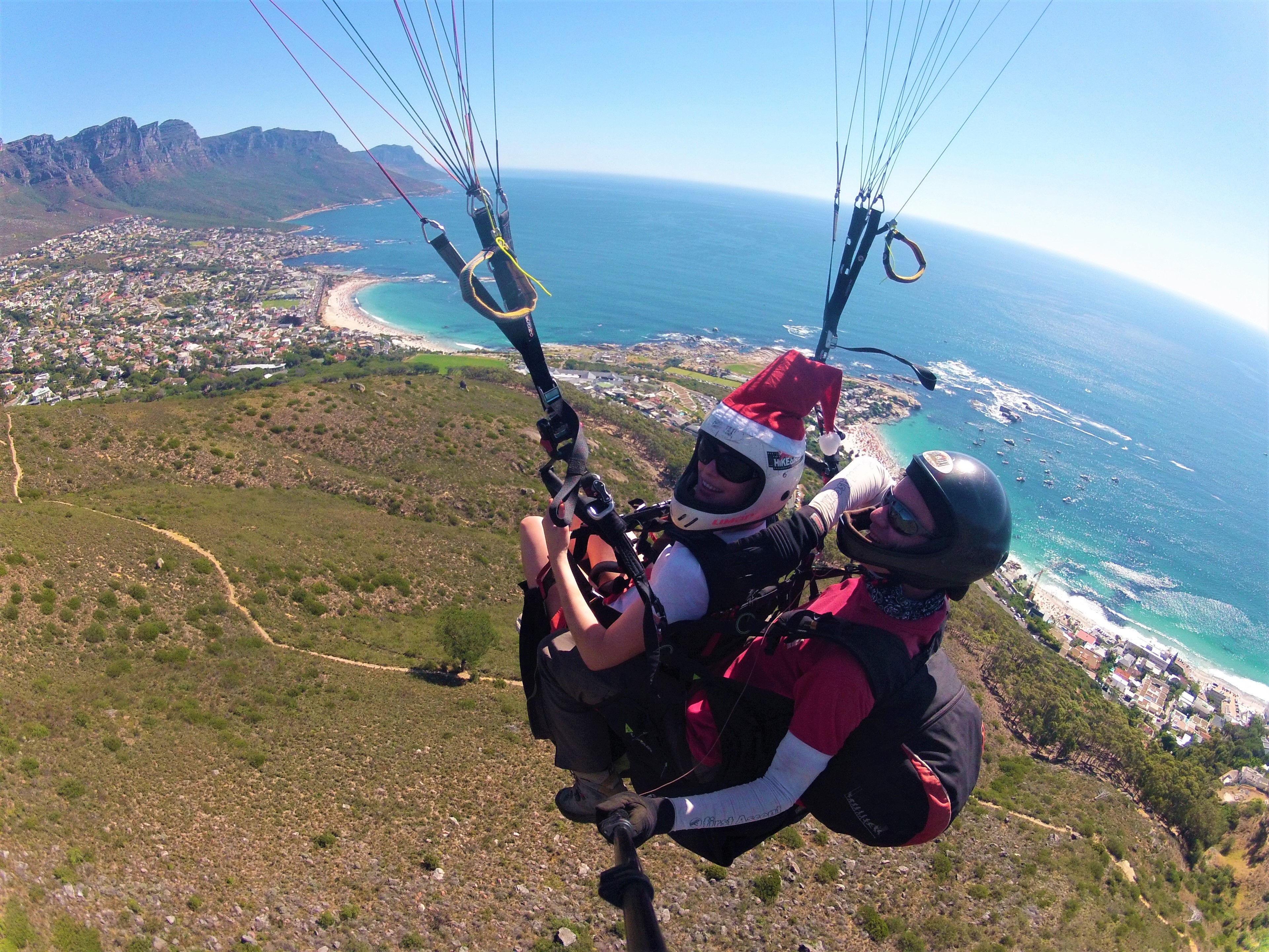 Adventures on the garden route paragliding lions head 