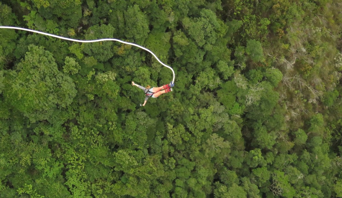 Adventures on the garden route bungee jump