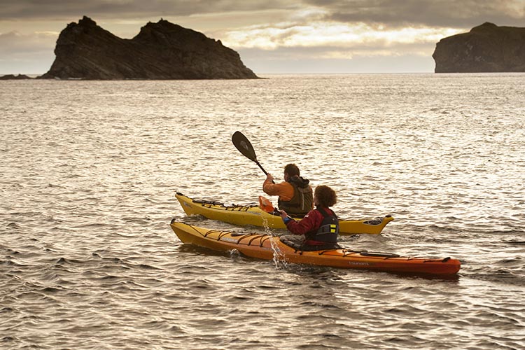 Kayaking in the East Inishowen Sea