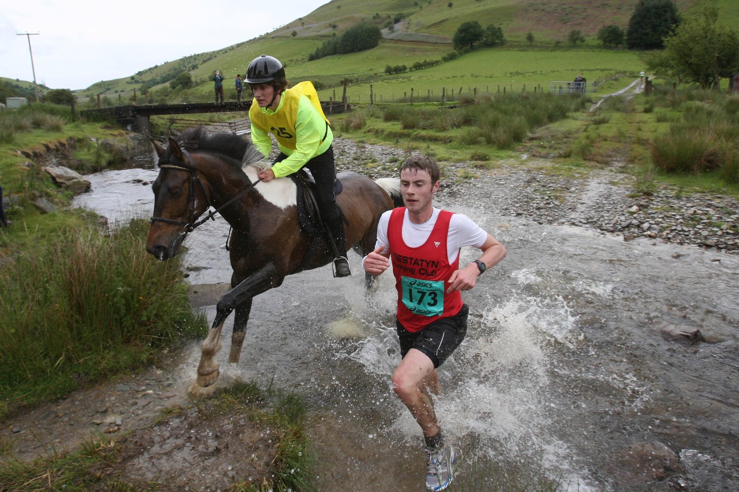 worlds quirkiest events man vs horse