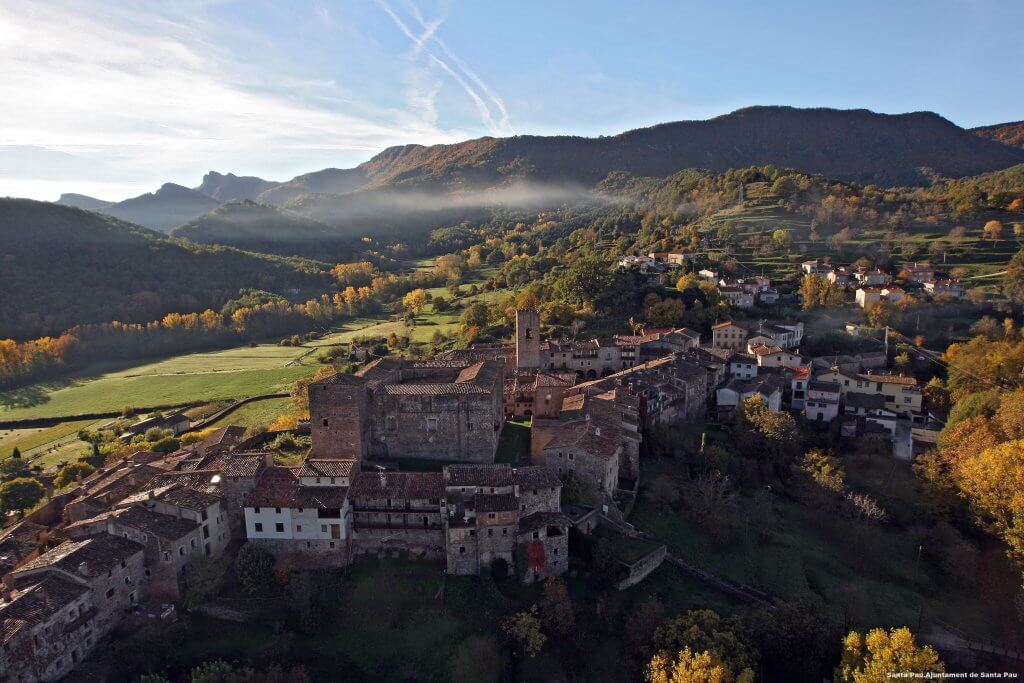 Santa Pau Cataluna