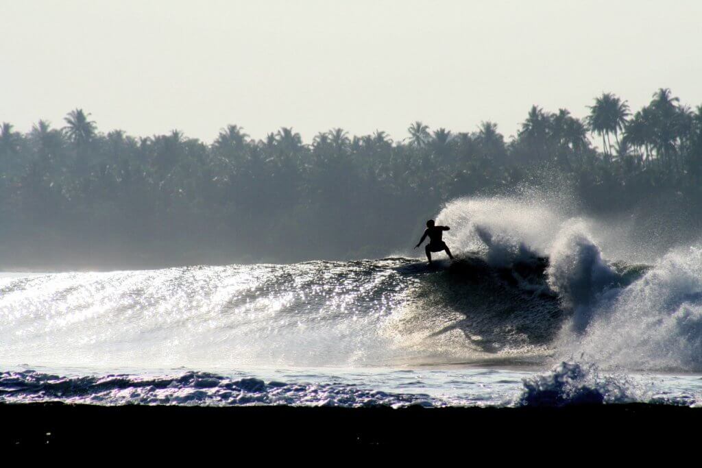 Surfing in Nias Indonesia