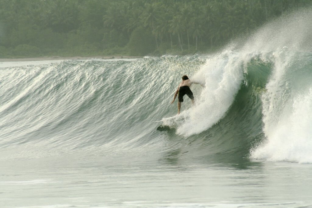 Surfing in Nias Indonesia