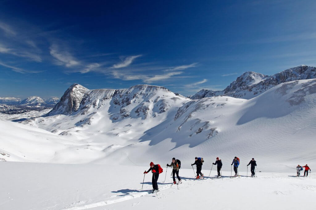 alternative ski holidays ski touring