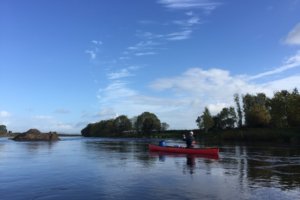 Canoeing on the River Foyle