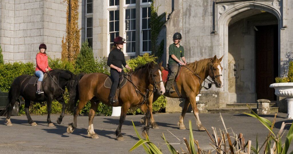 Horse riding at Kinnitty