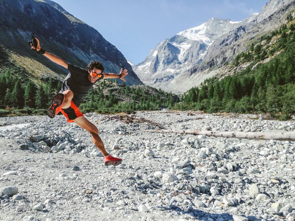 Kilian Jornet in the mountains