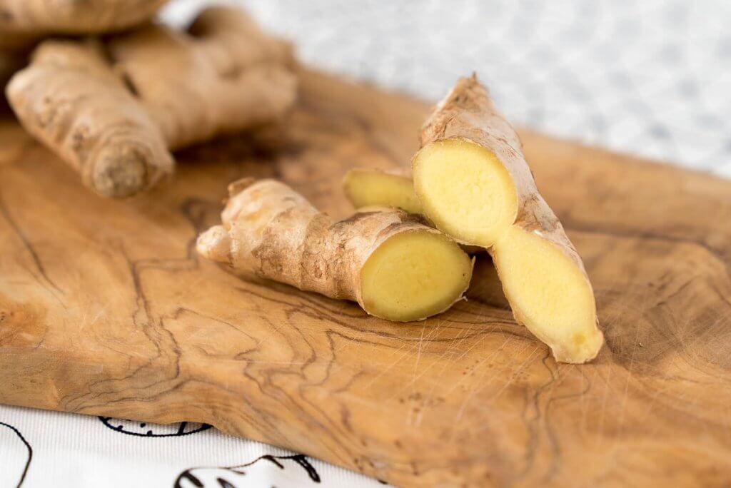 Ingredients to ward off infection Ginger