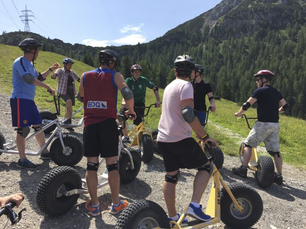 Scooters in Ehrwald