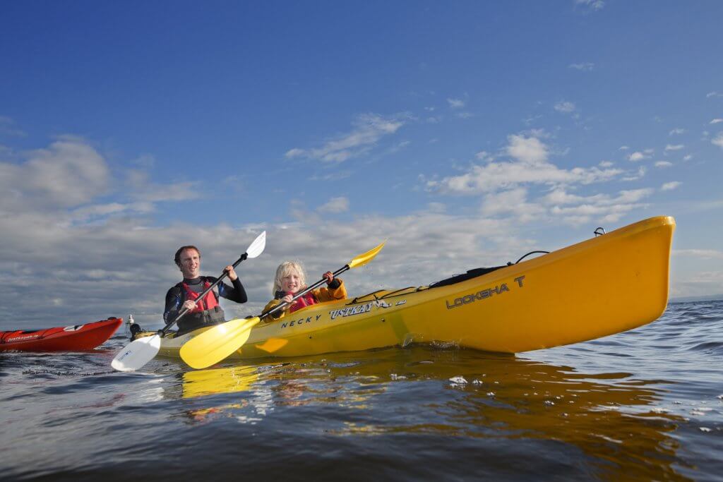 Kayaking in Moville 