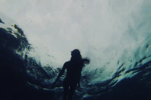Open water swimming races