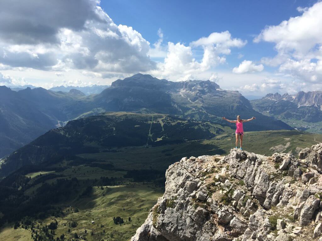 Hut to hut hiking trip Dolomites