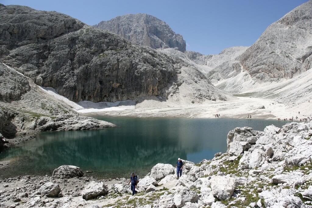 Hut to hut hiking trip Dolomites