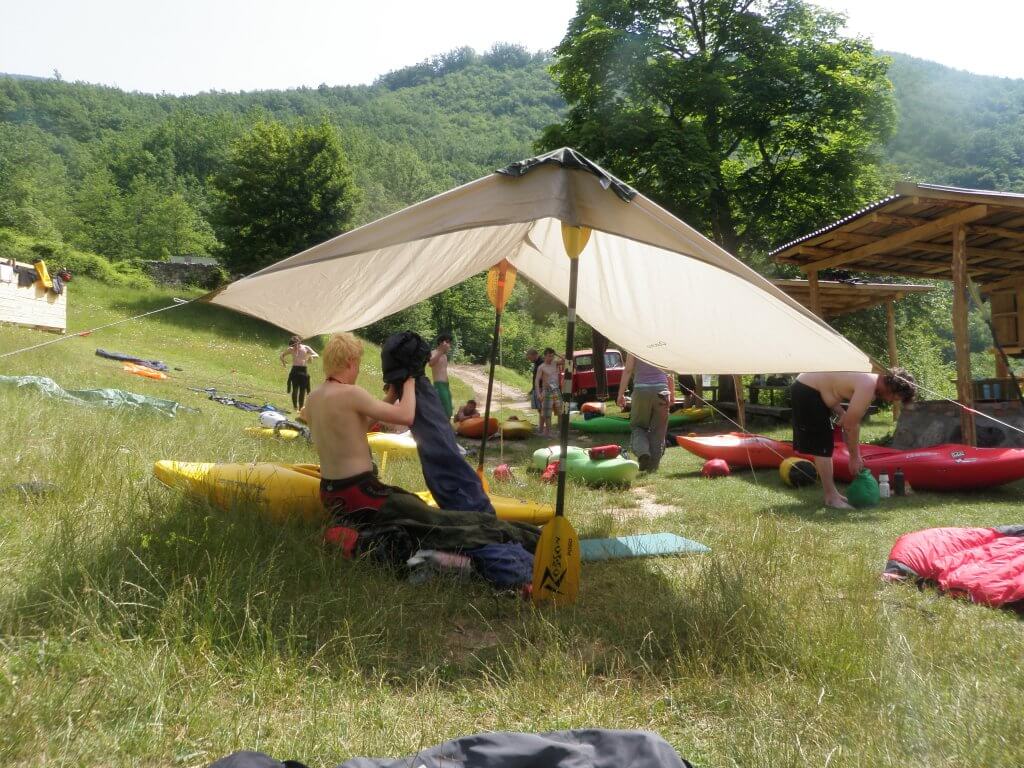 Camping in Tara Canyon