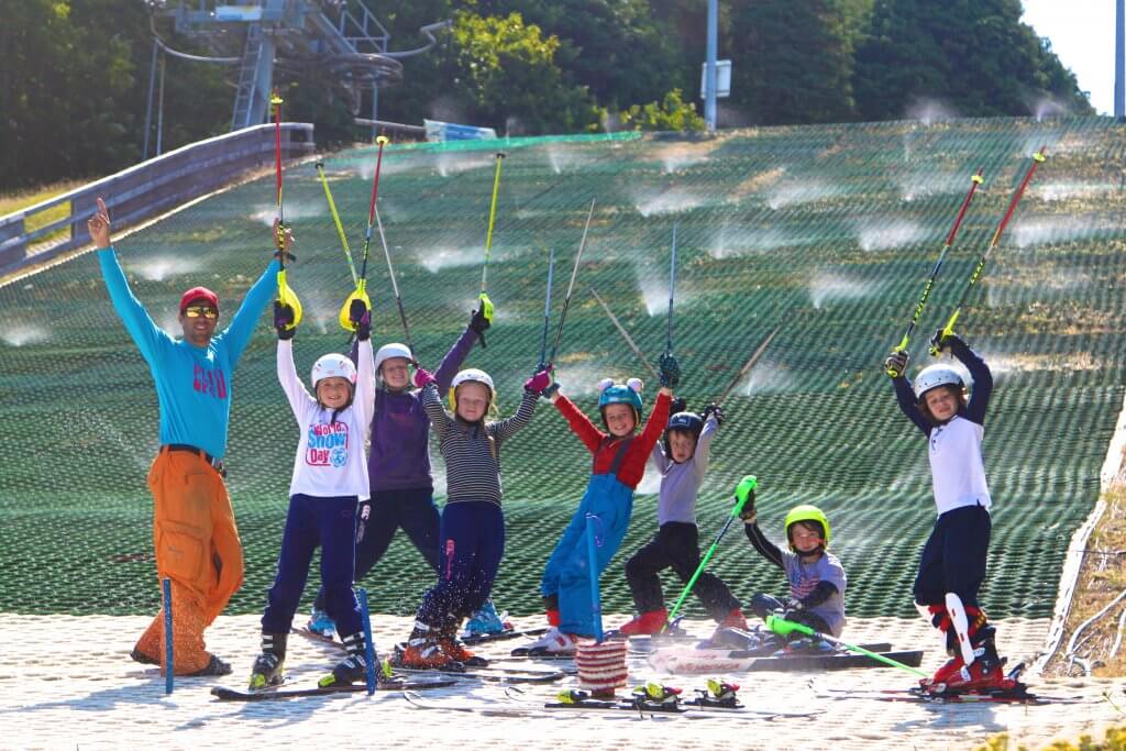 Ski club summer race camp