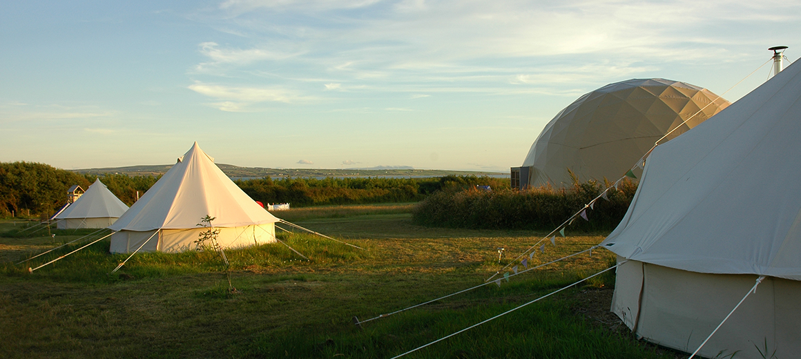 best eco friendly campsites in Ireland pure camping co clare 