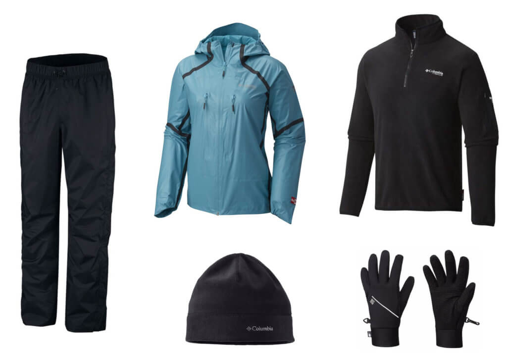 Columbia Gear for UTMB