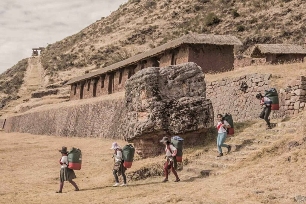 First Female Porters Inca Trail