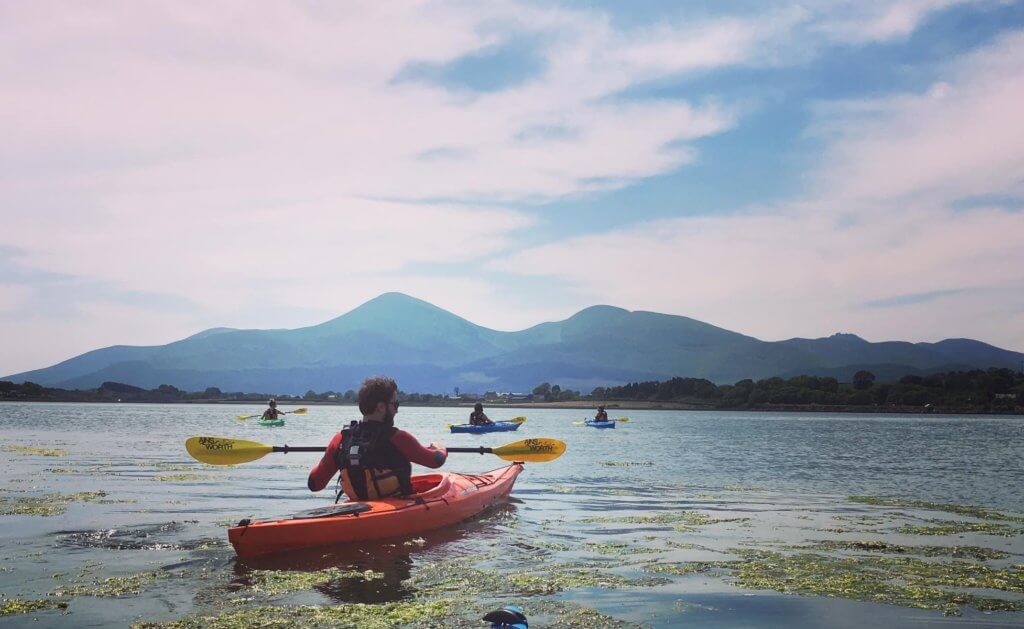 Kayakign Carlingford Lough