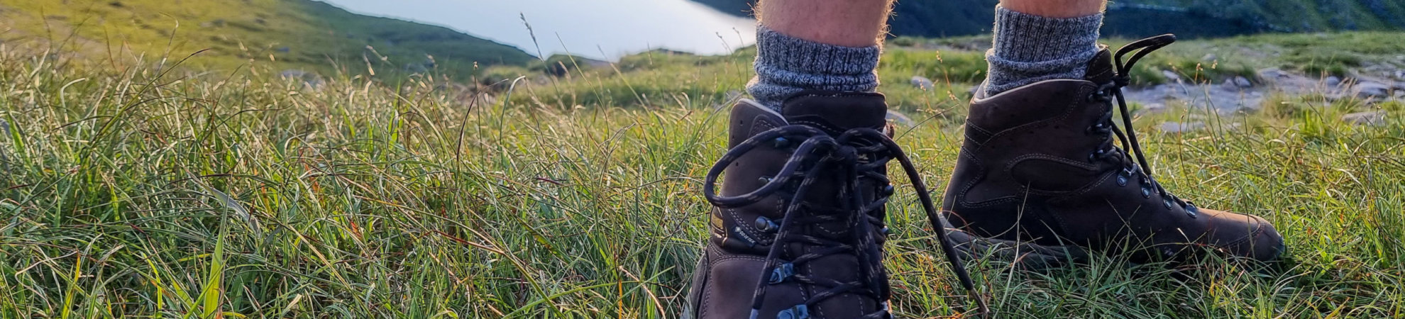 Hiking boots on Carrauntoohill