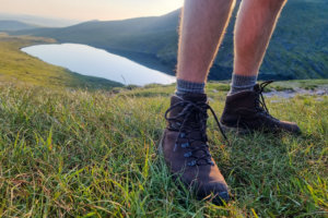 Hiking boots on Carrauntoohill